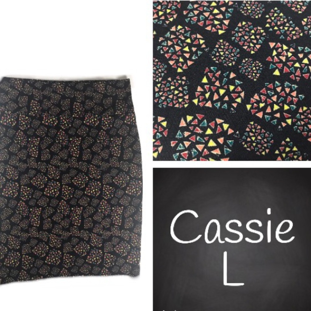 NWT LuLaRoe Cassie Pencil Skirt, L